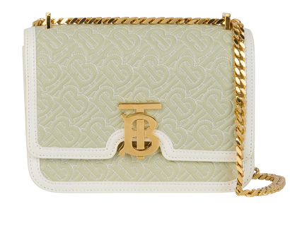 Small Quilted Monogram Shoulder Bag, front view